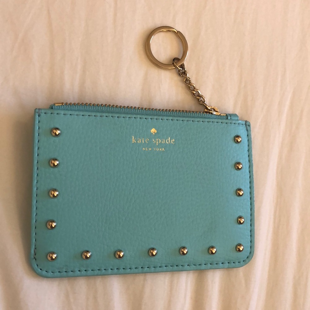 Kate spade card case Great Condition SKY BLUE